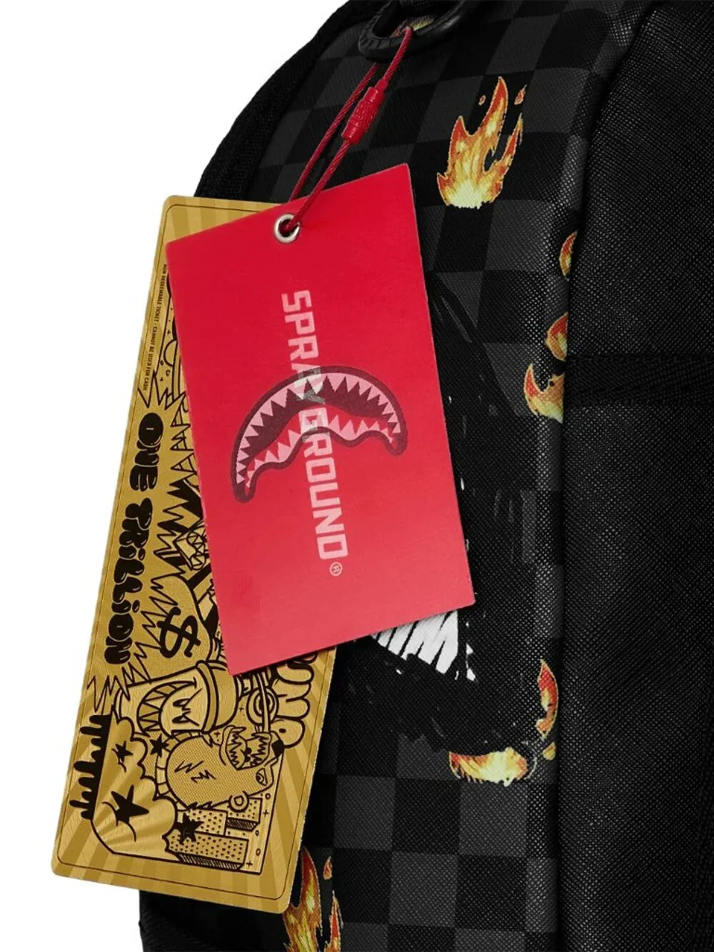 SUPER HOT FIRE SHARKS IN PARIS BACKPACK SPRAYGROUND